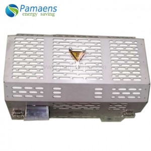 Air cooling heater with fins