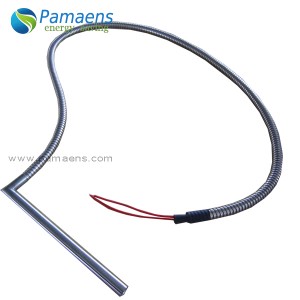 High Quality Waterproof Heating Element with Right Angel Lead with Two Year Warranty