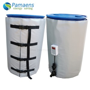 Customized 200L Plastic Drum Heater Belt with Thermostat and Overheat Protection