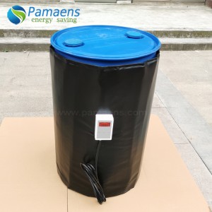 Customized 200L Plastic Drum Heater Belt with Thermostat and Overheat Protection