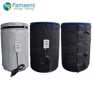 Customized Drum Heater for 55 Gallon Plastic or Fiber Drum with Thermostat and Overheat Protection