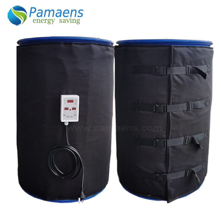 Durable Black Drum Heating Blanket with Adjustable Thermostat Used for Heating Milk, Honey, Oil without Pollution Featured Image