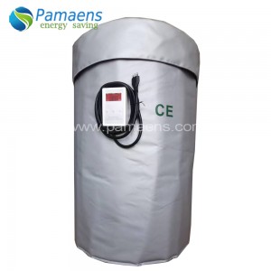 Flame Retardant Heavy-duty 55 Gallon Drum Heater with Top Cover and Adjustable Thermostat and Overheat Protection