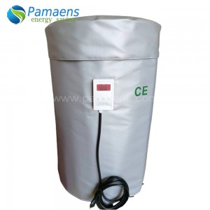 Flame Retardant Heavy-duty 55 Gallon Drum Heater with Top Cover and Adjustable Thermostat and Overheat Protection