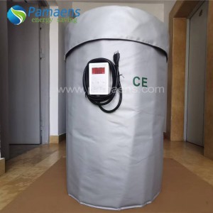 High Quality 5 to 55 Gallon Drum Heaters Metal and Plastic Drum Heating Blankets Made by Chinese Factory