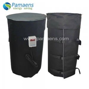 High Quality 5 to 55 Gallon Drum Heaters Metal and Plastic Drum Heating Blankets Made by Chinese Factory