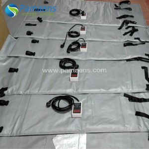 Drum Heating and Insulation Blankets with Adjustable Thermostat and Overheat Protection