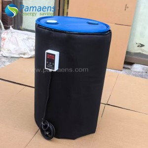 Black 55 Gallon Drum Heater Jacket with Digital Adjustable Temperature Control