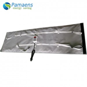 Pipe Heating Belt for Curing FRP Tube Curing Heater Blanket Mat with Thermostat and Overheat Protection