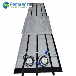 Flame Retardant Insulated Heating Blankets for IBC Container 1000L with Digital Thermostat