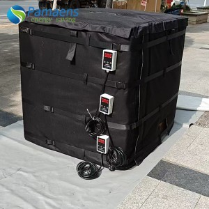 PAMAENS Factory Supplied Directly Customized Waterproof 275 Gallon IBC Tote Flexible Heating Jackets