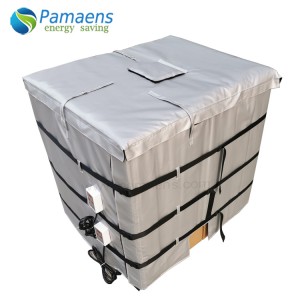 Water/Oil Proof Jacket Heaters for 1000L IBC Tank / Tote with Thermostat and Overheat Protection