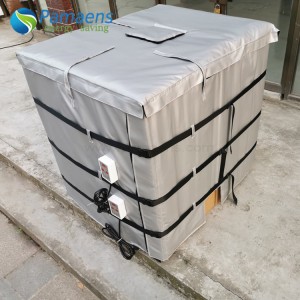 Customized Heating Blankets for IBC/Tote 1.000 litres Tanks with Controller and Overheat Protection