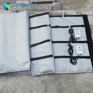 Flame Retardant Heating Jacket for IBC Container with Digital Thermostat