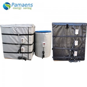 High Quality Custom 150C Flexible Chemical Drum IBC Container Heater Heating Blanket