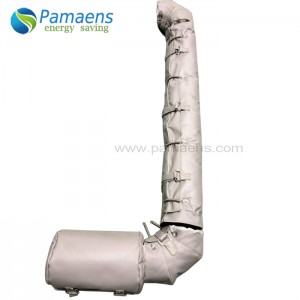 Factory Supplied Removable Fiberglass Steam Pipe Insulation Jacketing