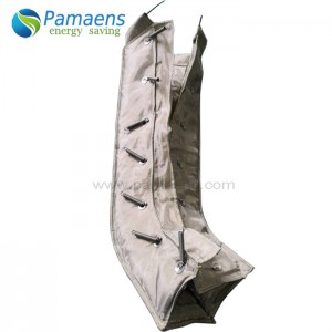 Reusable and Removable Exhaust Pipe Insulation Blanket with Temperature Resistance More Than 1000 Deg C