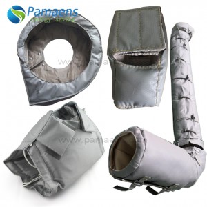 Pipe Insulating Cover for High Temperature Pipes, Easy to Install and Remove