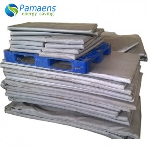 Grey / White Fiberglass Heat Resistant Thermal Insulation Pads