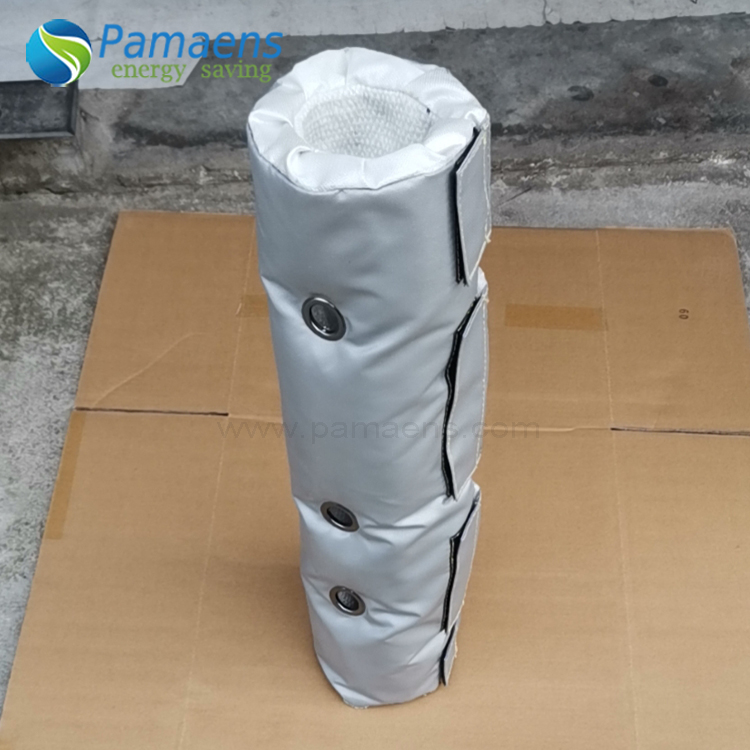 Removable insulation blanket for flanges