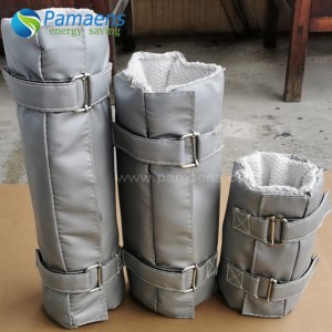 Customized Fiberglass Removable Pipe Thermal Insulation Jacket & Covers with Fast Delivery