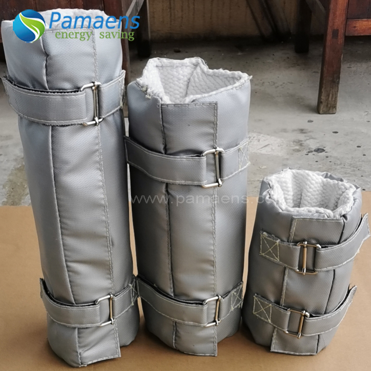 Removable waterproof insulation blanket/cover/jacket cover for steam pipes