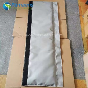 Removable and Reusable Flexible Heater Insulation Jacket, Ceramic Fiber Blanket for Exhaust Pipe Insulation