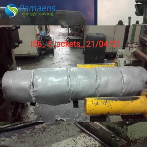 High Temperature Removable and Reusable Industrial Insulation Jacket Cover for Injection Machine