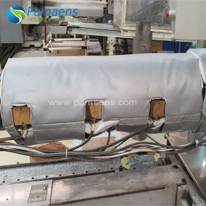 Removable and Reusable Flexible Heater Insulation Jacket, Ceramic Fiber Blanket for Exhaust Pipe Insulation
