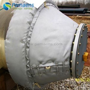 Customized Heat Exchanger Head Insulation Blanket, Insulation Cover