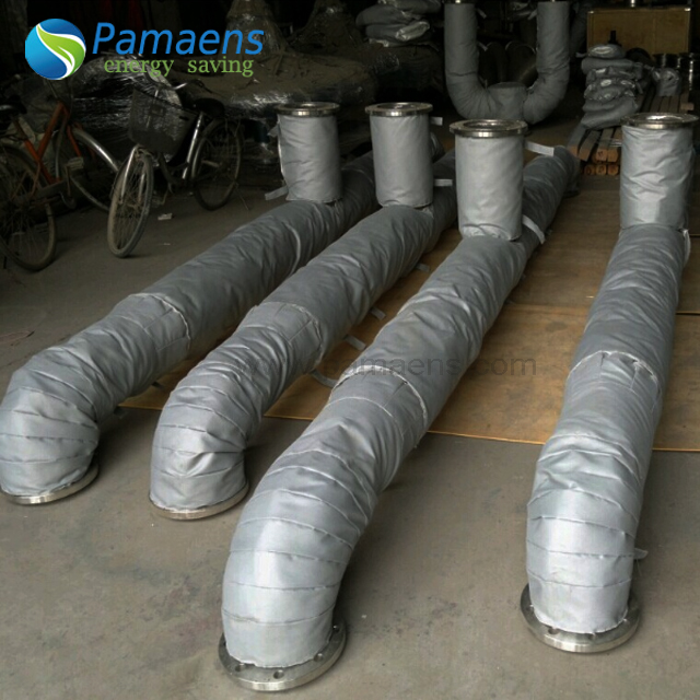 Removable waterproof insulation blanket/cover/jacket cover for steam pipes