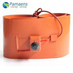 20L/200L Silicone Rubber Oil Drum Heater Belt with Thermostat