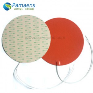 Self adhesive silicone heating pad
