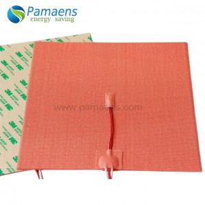 Self adhesive silicone heating pad