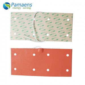 Self adhesive silicone heating pad