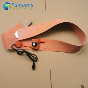 High Quality 4 x 70 Inch Silicone Heater Belt with Adjustable Thermostat Supplied by Manufacturer Directly