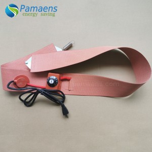 High Quality 4 x 70 Inch Silicone Heater Belt with Adjustable Thermostat Supplied by Manufacturer Directly