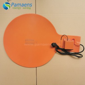 High Quality Flexible Silicone Rubber Heater Bottom Heater for Drum Chinese Factory Supplied