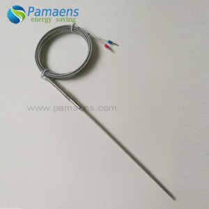 Factory Supplied Customized Pin Type Themo couple, K type, J type, PT100
