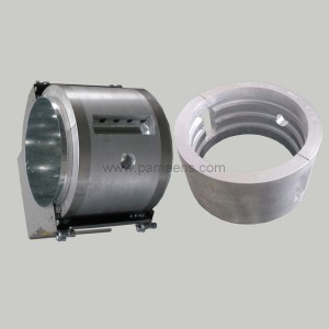 Air Cooled Ceramic Band Heater with Ceramic Fins